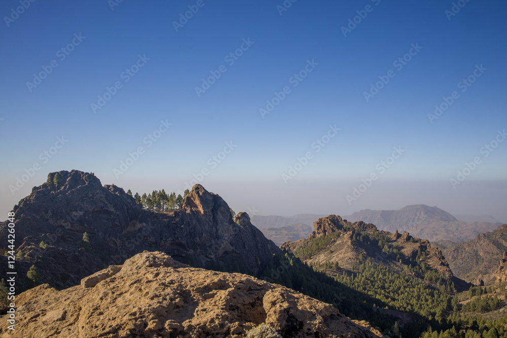 Roque Nublo, an iconic rock formation in Gran Canaria.