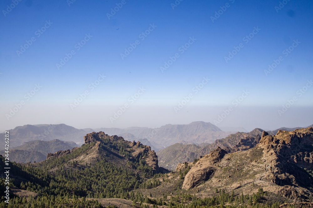 Roque Nublo, an iconic rock formation in Gran Canaria.