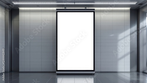 Subway Station Billboard for Branding Campaign