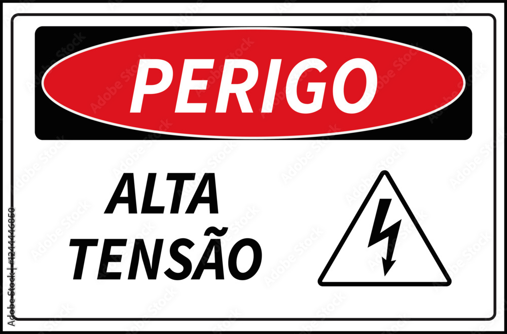 Fototapeta premium Alta tensão