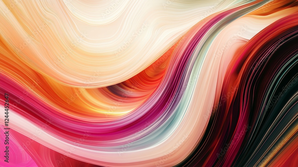 Colorful abstract technology wave graphic background Colorful abstract technology wave graphic background