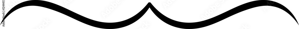 Two black curved lines intersect, creating a simple yet elegant abstract pattern on a white background, ideal for minimalist and modern designs Two black curved lines intersect, creating a simple yet elegant abstract pattern on a white background, ideal for minimalist and modern designs