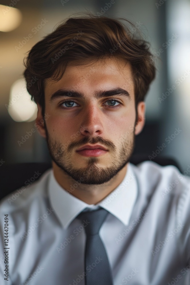 Obraz premium Young Man in Suit
