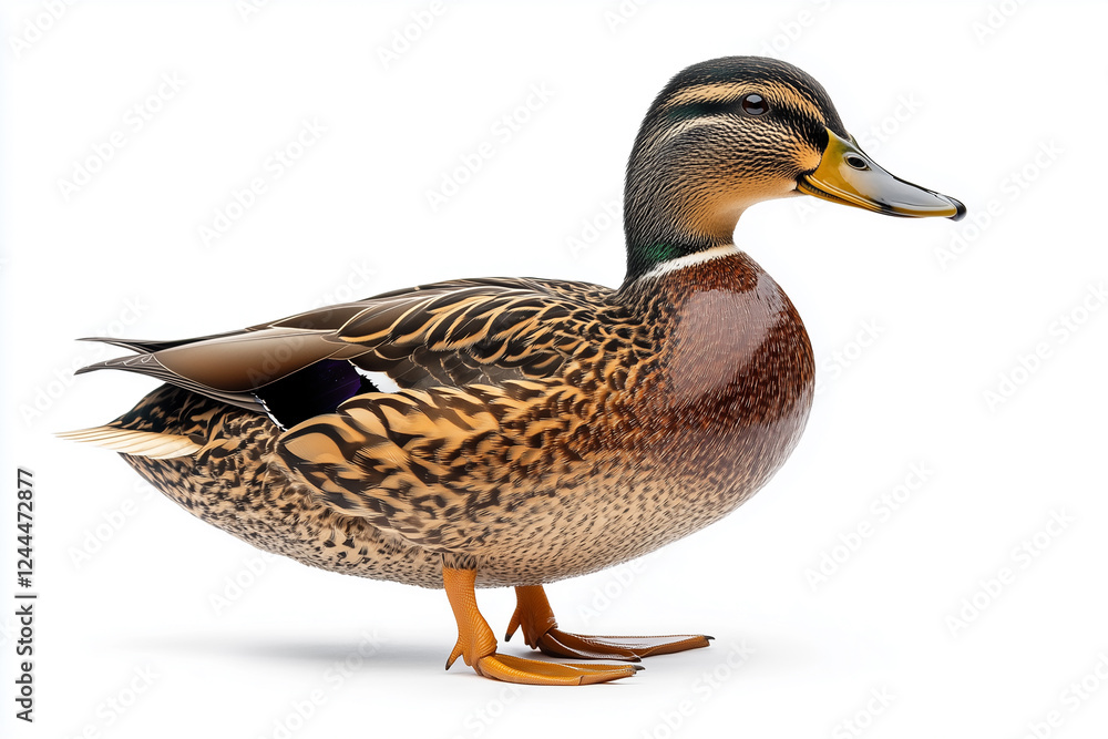 duck on a white background duck on a white background