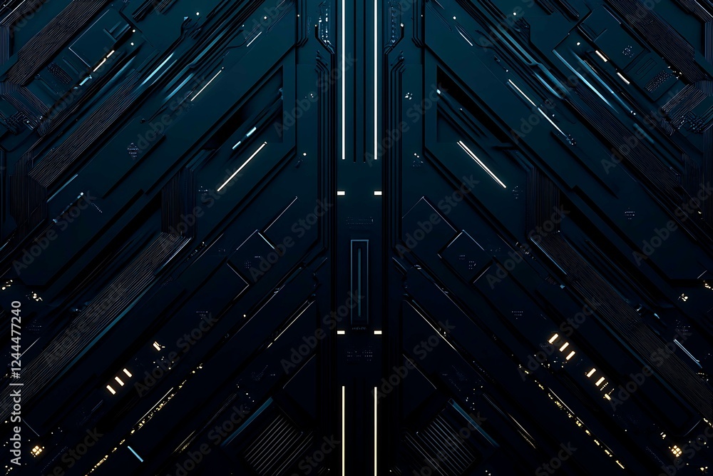 Abstract close-up of a glowing blue digital circuit board, showcasing intricate connections and technological design on a black background.
Abstract close-up of a glowing blue digital circuit board, showcasing intricate connections and technological design on a black background.