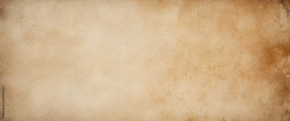Obraz premium beige Grunge Texture with Watercolor and Aged Paper Effect