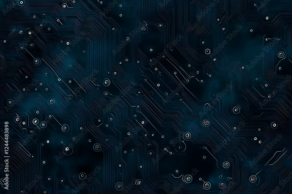 Abstract close-up of a glowing blue digital circuit board, showcasing intricate connections and technological design on a black background.
Abstract close-up of a glowing blue digital circuit board, showcasing intricate connections and technological design on a black background.