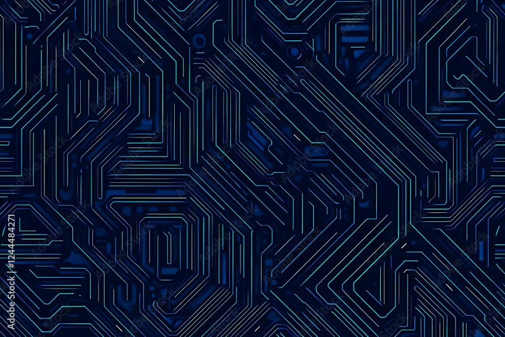 Abstract close-up of a glowing blue digital circuit board, showcasing intricate connections and technological design on a black background.
Abstract close-up of a glowing blue digital circuit board, showcasing intricate connections and technological design on a black background.