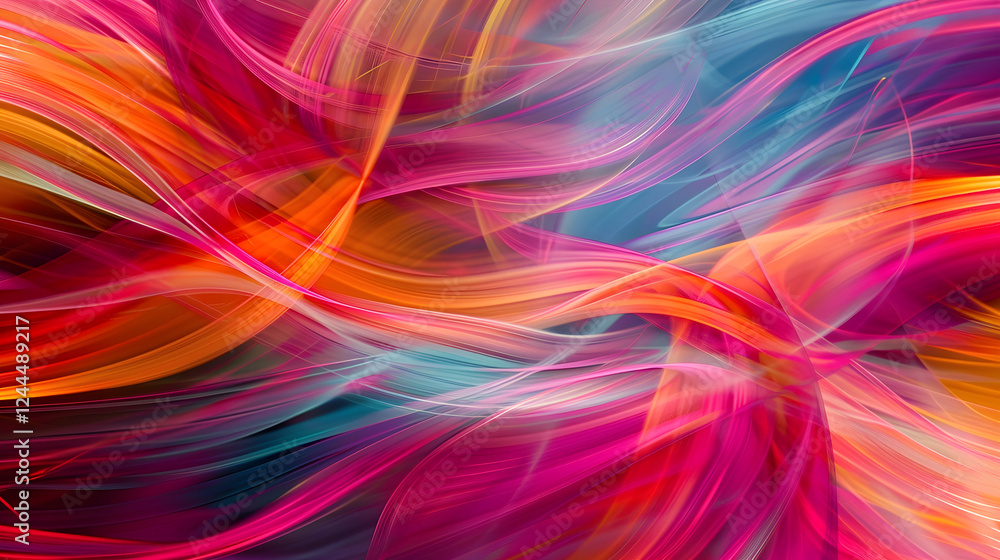 Abstract Representation of Growth, Energy, and Creativity in Vibrant Colors Abstract Representation of Growth, Energy, and Creativity in Vibrant Colors