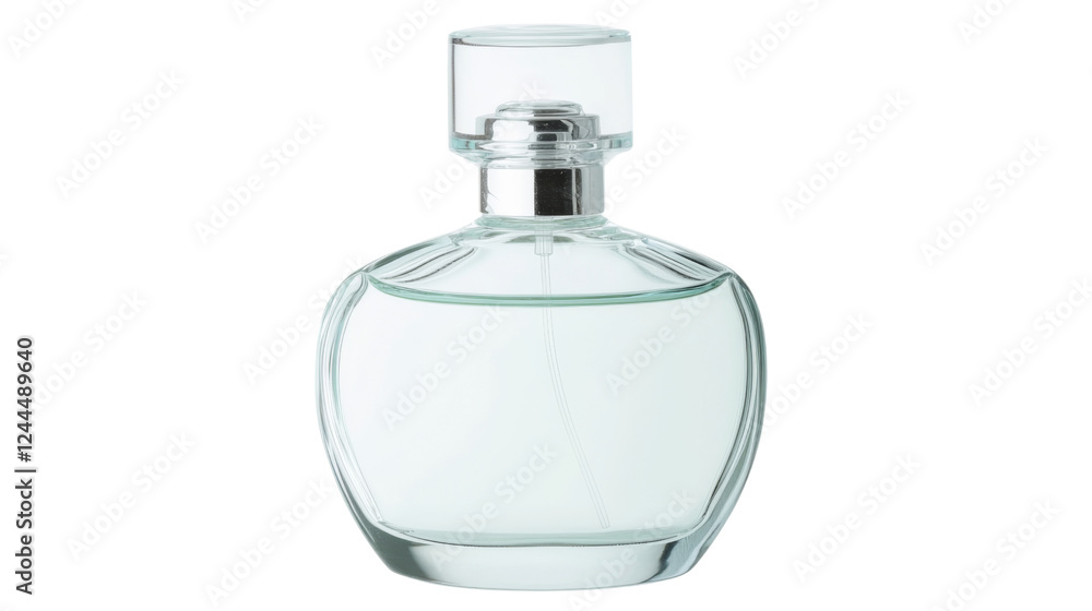 Elegant perfume bottle on transparent background exhibiting luxury and fragrance Elegant perfume bottle on transparent background exhibiting luxury and fragrance