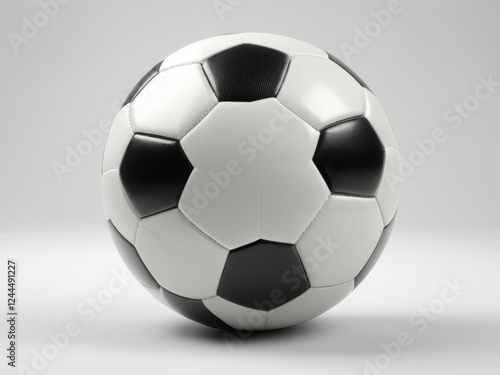 soccer ball isolated on white