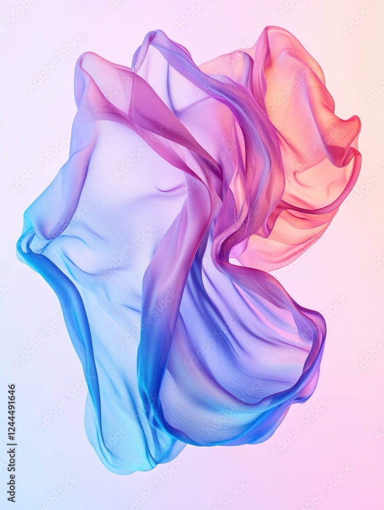 Obraz premium Vibrant Abstract Digital Art