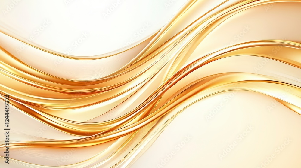 Elegant golden wave patterns create a sophisticated and modern background, perfect for design projects, invitations, or branding materials. Elegant golden wave patterns create a sophisticated and modern background, perfect for design projects, invitations, or branding materials.