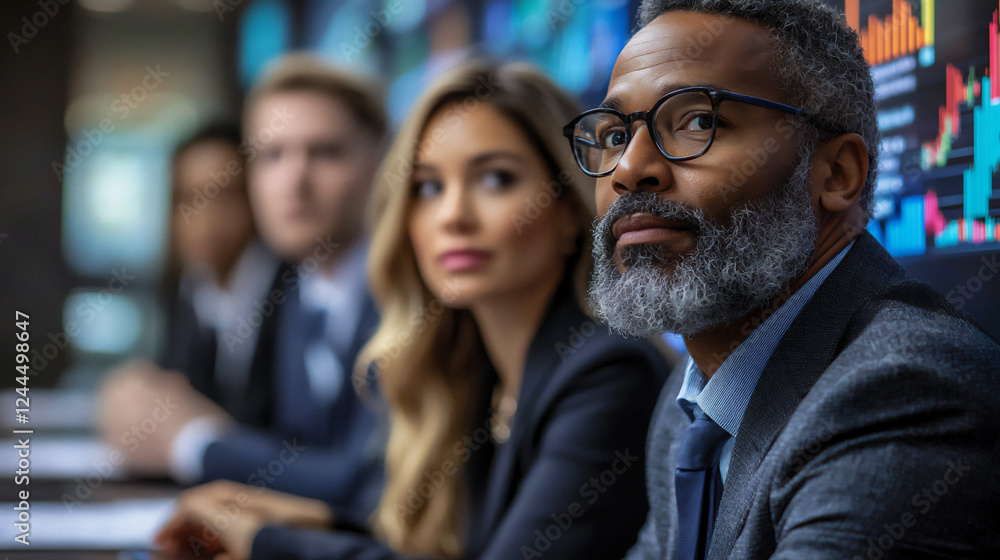  multicultural team discussing marketing strategies in a conference room