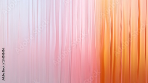 Wallpaper Mural Abstract Drapery: Soft, flowing lines of pastel pink and peach create a dreamy, abstract background. Perfect for design projects needing a touch of elegance and serenity.  Torontodigital.ca