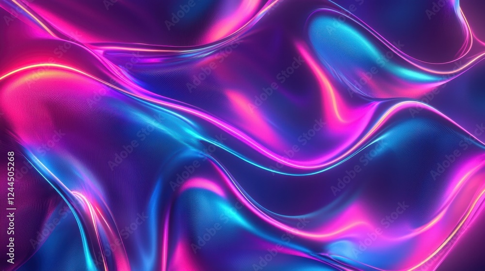 Neon color abstract waves background. Futuristic blue, pink, purple curve lines backdrop. Luxury colorful swirl pattern. Elegant modern design element Neon color abstract waves background. Futuristic blue, pink, purple curve lines backdrop. Luxury colorful swirl pattern. Elegant modern design element