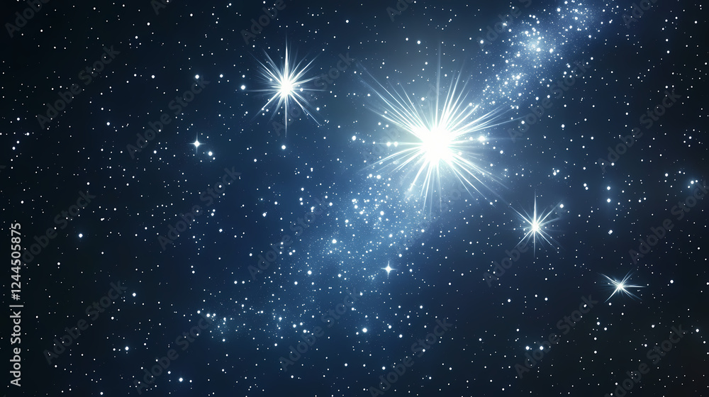 Space scene with stars depicting interdimensional travel and parallel universes, space, stars, universe. Parallel Universe & Alternate History. Illustration Space scene with stars depicting interdimensional travel and parallel universes, space, stars, universe. Parallel Universe & Alternate History. Illustration