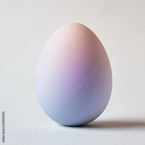 Wallpaper Mural A minimalistic Easter egg in pastel colors on a white background  Torontodigital.ca