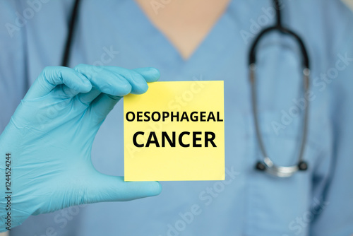 Oesophageal Cancer names of diseases doctor background photo