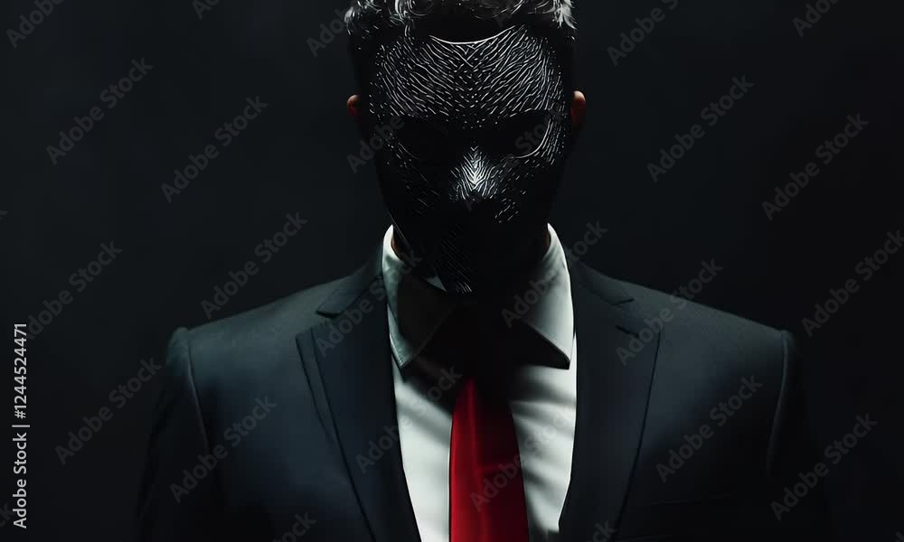 Man stands confidently in the frame, clad in a sharp black suit, the ...