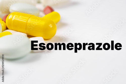 Esomeprazole name of medicinal treatment of diseases of the digestive system photo