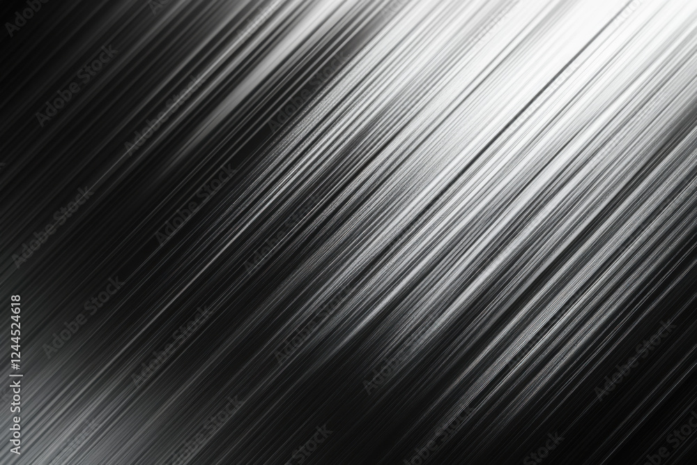 Fototapeta premium Diagonal brushed metal texture background