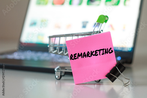 Remarketing text sticker shopping commerce photo