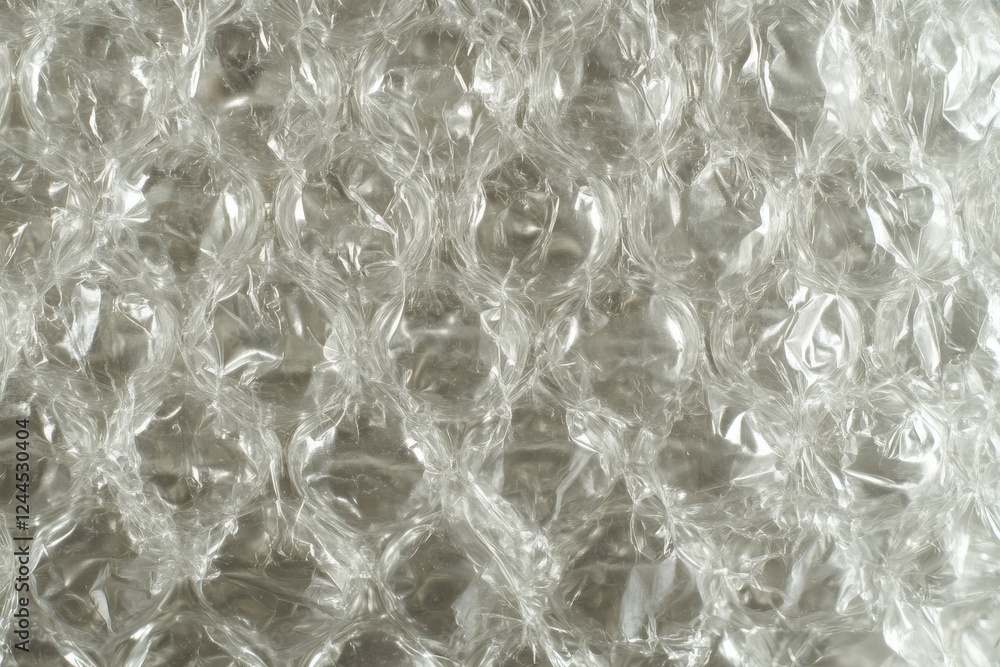 Intricate Close-Up of Glossy Bubble Wrap for Packaging and Protection Intricate Close-Up of Glossy Bubble Wrap for Packaging and Protection