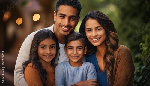 Warm and Intimate Family Gathering at a Cozy Log Cabin in the Snowy Mountains, Capturing Love and Joy Amidst Winters Serene Beauty.