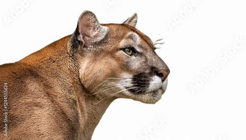 Stealthy Stalker in the Sunset Swamp Puma concolor coryi Roaming through a Rustic, Mystical South Florida Landscape at Dusk photo