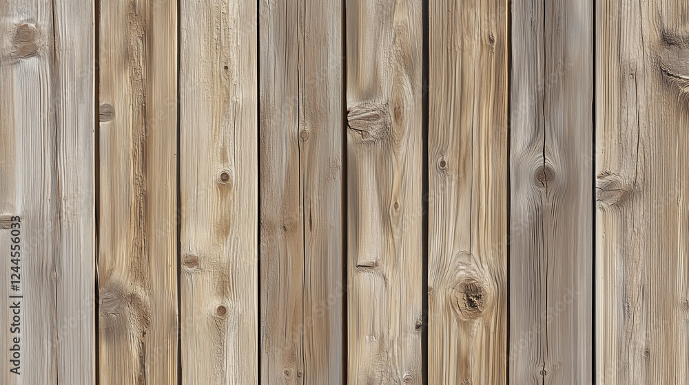 Fototapeta premium Smooth vertical timber cladding texture with light tones, minimal knots, and a seamless finish for a clean and modern aesthetic