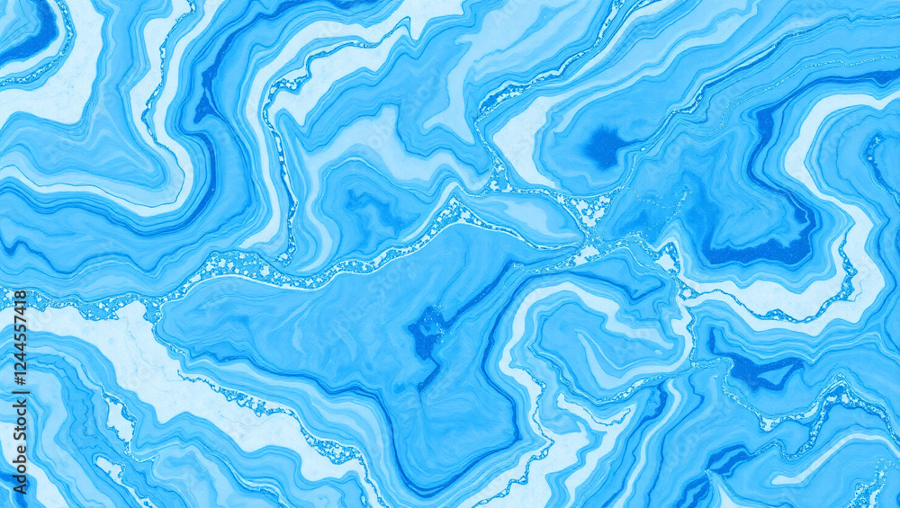 Blue Agate Texture, Abstract Flowing Pattern
Blue Agate Texture, Abstract Flowing Pattern