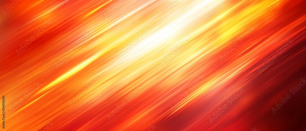 Obraz premium Abstract Red Orange Yellow Diagonal Streaks Background