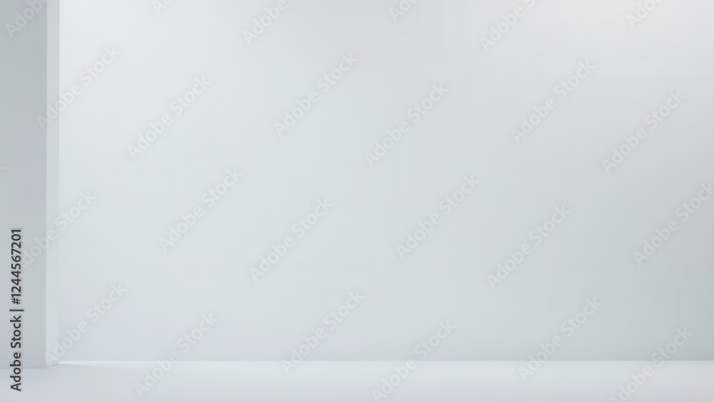 A spacious uncluttered interior features smooth white walls and a pristine floor. The area exudes tranquility and simplicity perfect for various design possibilities. A spacious uncluttered interior features smooth white walls and a pristine floor. The area exudes tranquility and simplicity perfect for various design possibilities.