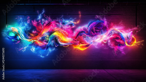 The urban environment has a youthful vibrancy and creative appeal thanks to vibrant colors and bright lighting.