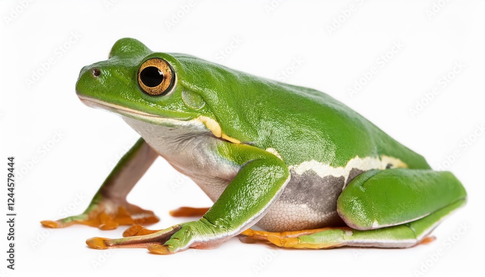 Vibrant and Striking Green Tree Frog in HighContrast, Transparent PNG Setup Captivating Wildlife Portrait Perfect for Digital Art, Design, or Home Decor Vibrant and Striking Green Tree Frog in HighContrast, Transparent PNG Setup Captivating Wildlife Portrait Perfect for Digital Art, Design, or Home Decor
