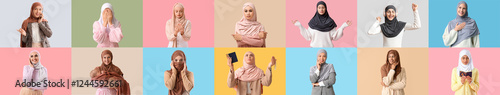 Collage of different Muslim...
