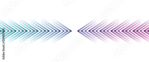 Black and white lines pattern with arrows shape. Transition background and jersey design. Vector Format Illustration. Fully editable vector element