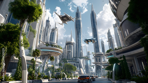 Green Futuristic Cities