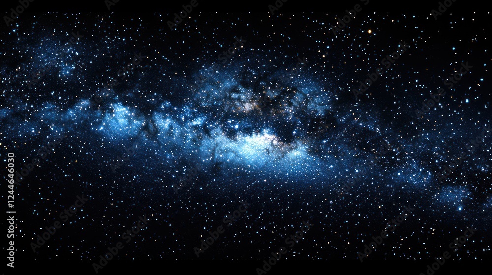 Fototapeta premium Milky Way galaxy night sky cosmic background