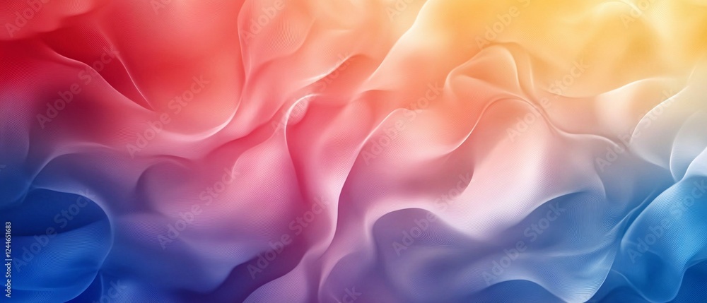 Obraz premium Abstract Colorful Wave Pattern Design