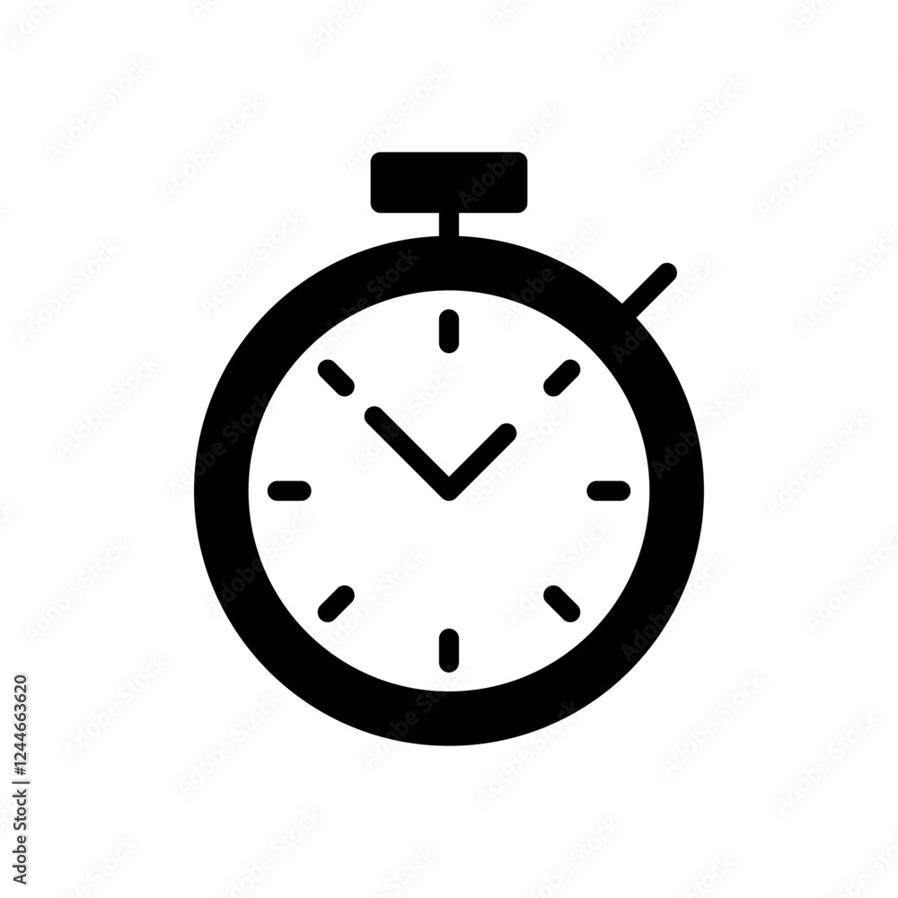 stopwatch icon vector illustration. Timer sign and symbol. Countdown icon. Period of time stopwatch icon vector illustration. Timer sign and symbol. Countdown icon. Period of time