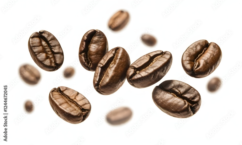 Coffee Art and Coffee Beans in High-Quality 3D Coffee Art and Coffee Beans in High-Quality 3D