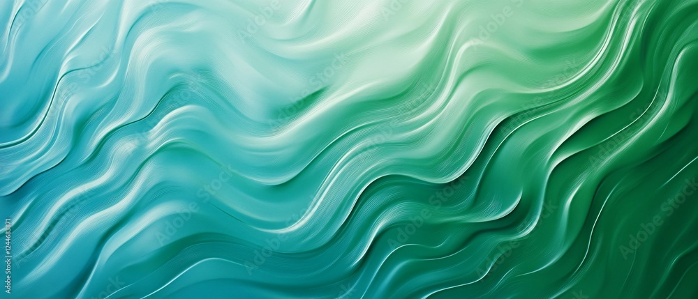 Abstract Teal Green Wave Pattern Background Abstract Teal Green Wave Pattern Background