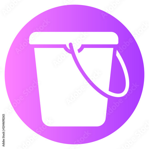 bucket gradient icon