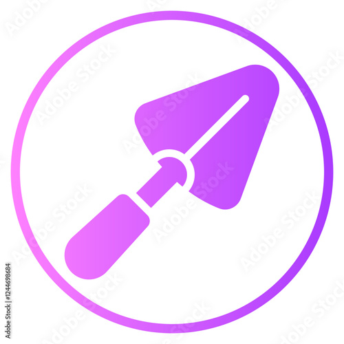 shovel gradient icon