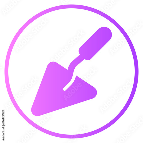 trowel gradient icon