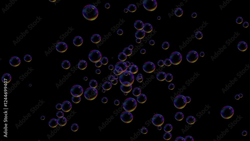 Bubbles soap, bubble soda, and bubble 3d illustration motion video animation Bubbles soap, bubble soda, and bubble 3d illustration motion video animation