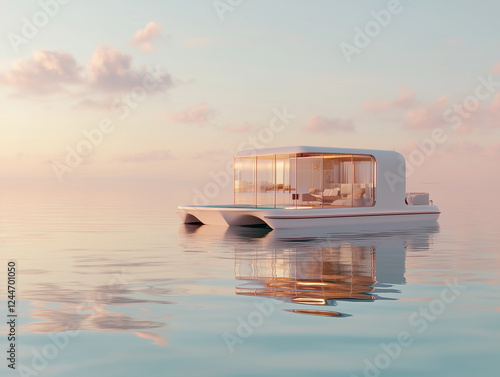 Villa flottante luxueuse photo