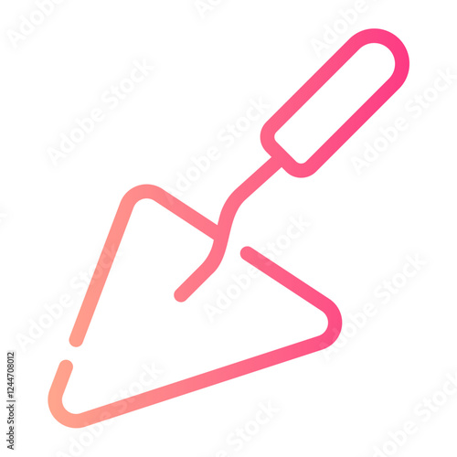 trowel gradient icon